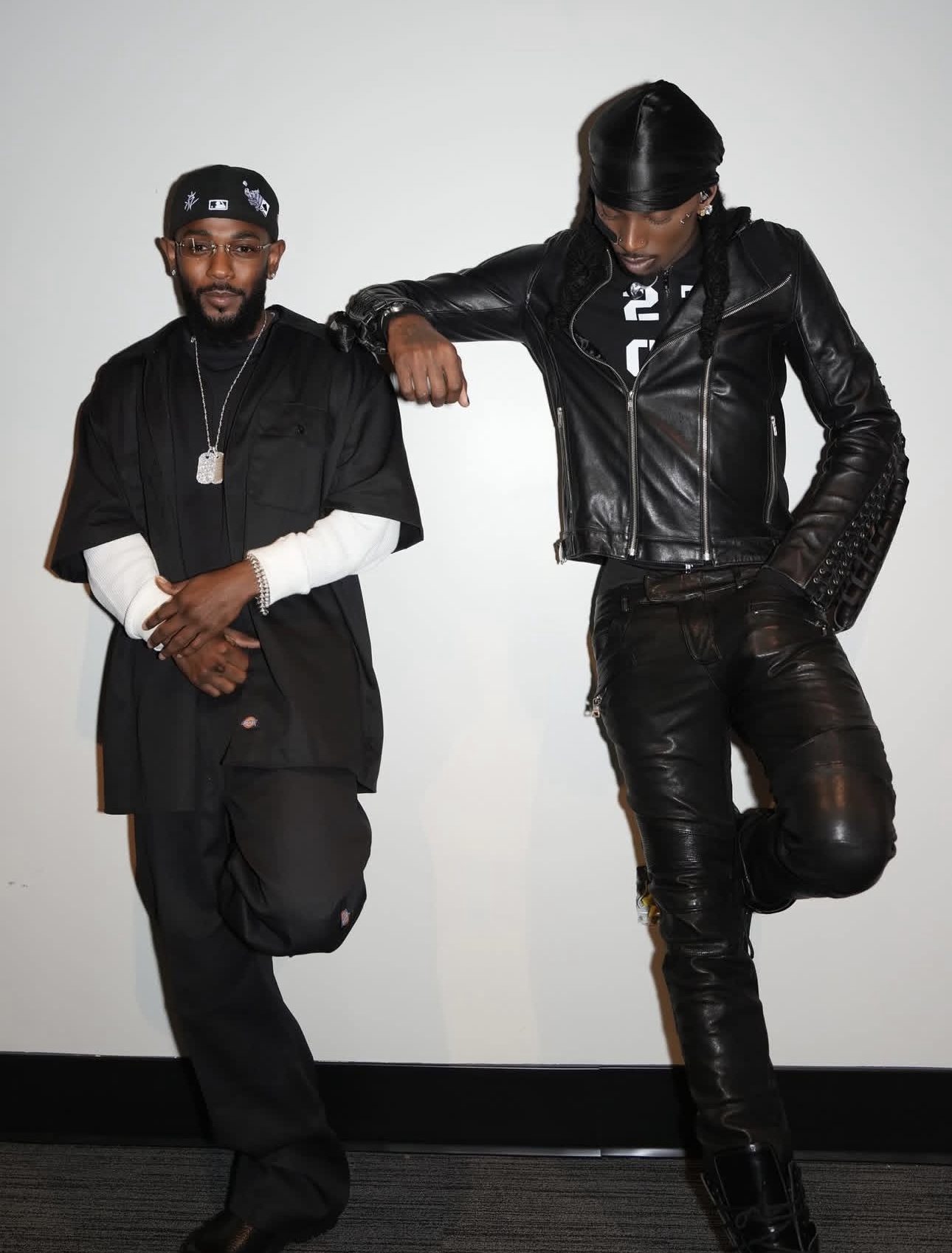 Kendrick Lamar and Playboi Carti Backstage in Atlanta, 2025