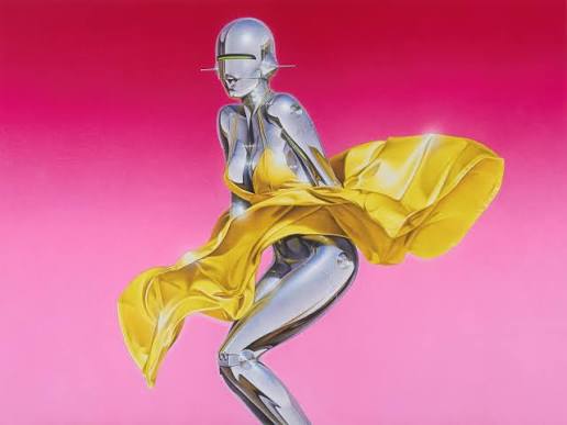 A Piece of Work from the [Sexy Robot] Series by Hajime Sorayama